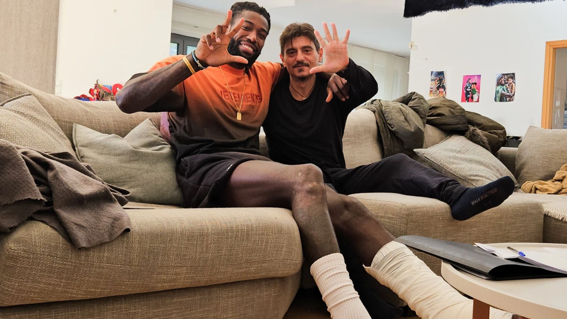 Ο Δημήτρης Γιαννακόπουλος στο σπίτι του Ματίας Λεσόρ για την ανανέωση του συμβολαίου του