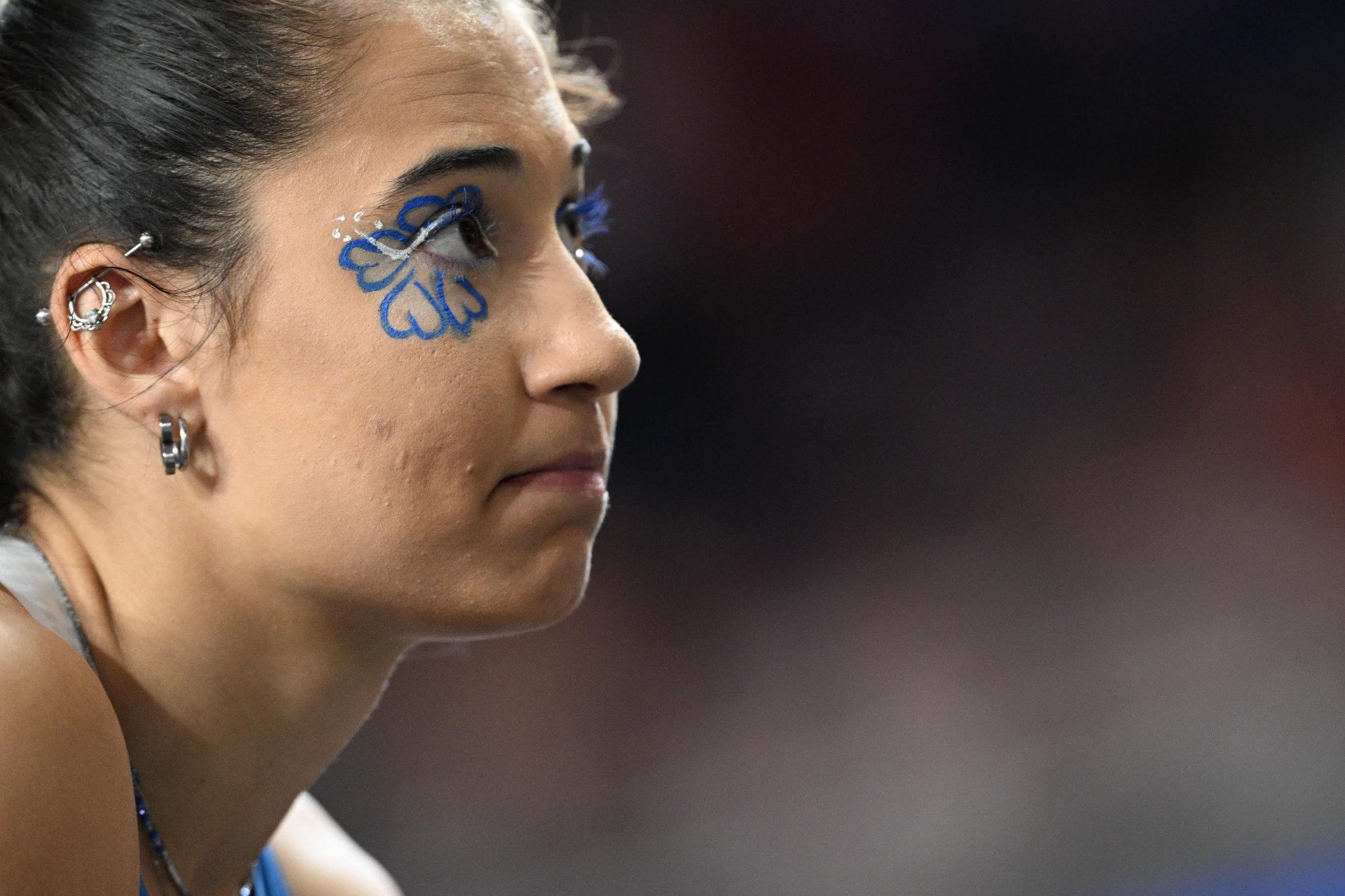 Το μέικ απ που επέλεξε η Αναστασία Ντραγκομίροβα για το Παγκόσμιο του Τόρουν / Πηγή: Eurokinissi