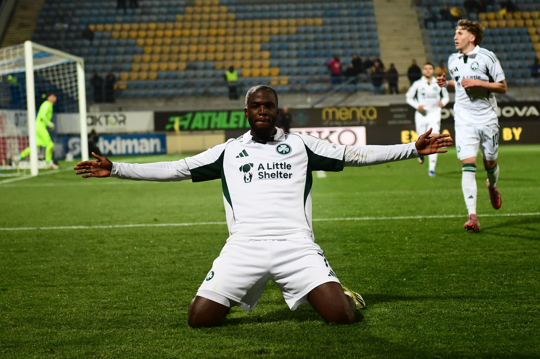 Ο Ανδρέας Τεττέη πραγματοποίησε ακόμα μία κυριαρχική εμφάνιση με τη φανέλα του Παναθηναϊκού / Πηγή: Eurokinissi