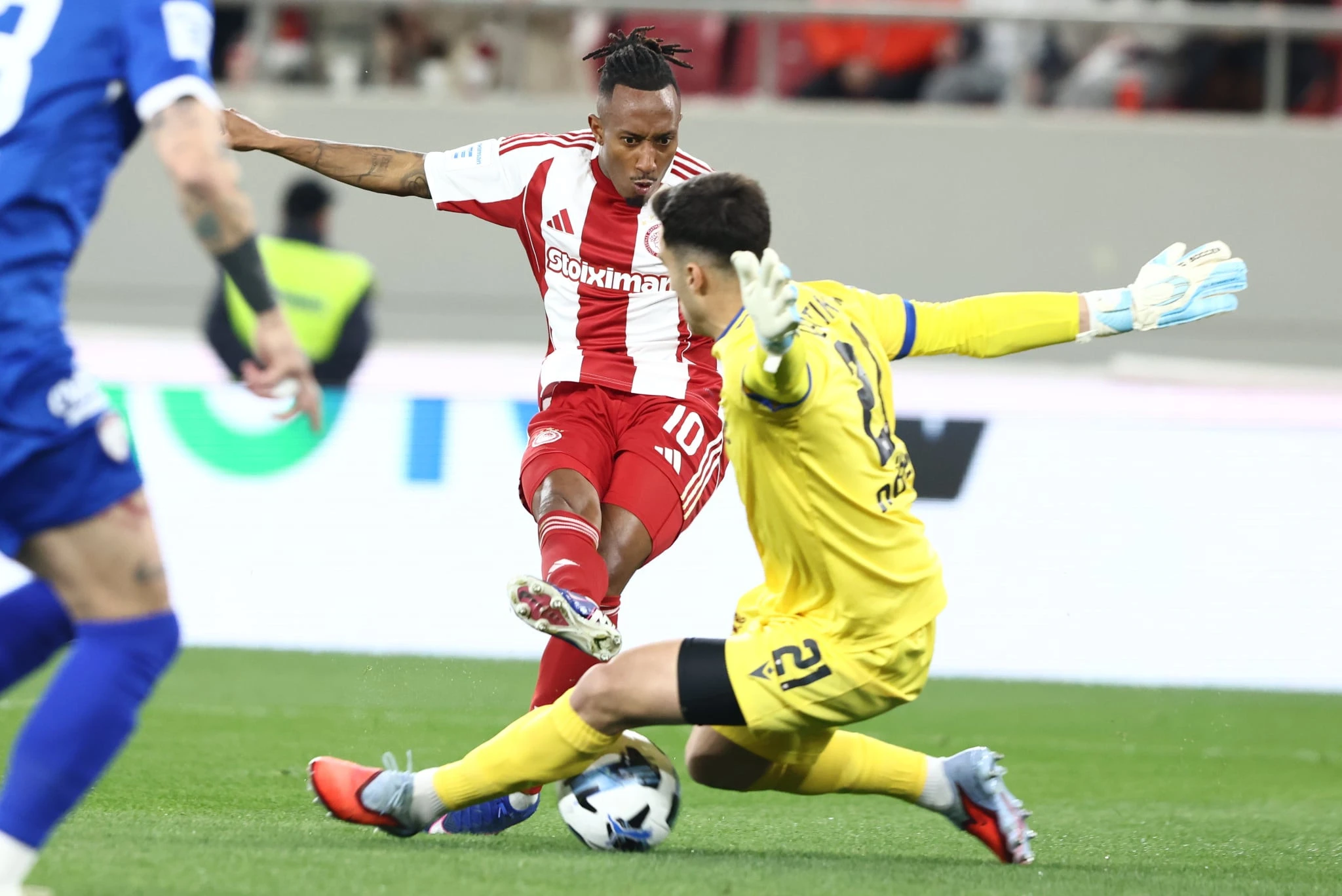 Ο Θοδωρής Βενετικίδης έκανε το ματς της ζωής του στο Καραϊσκάκη / Πηγή: InTime