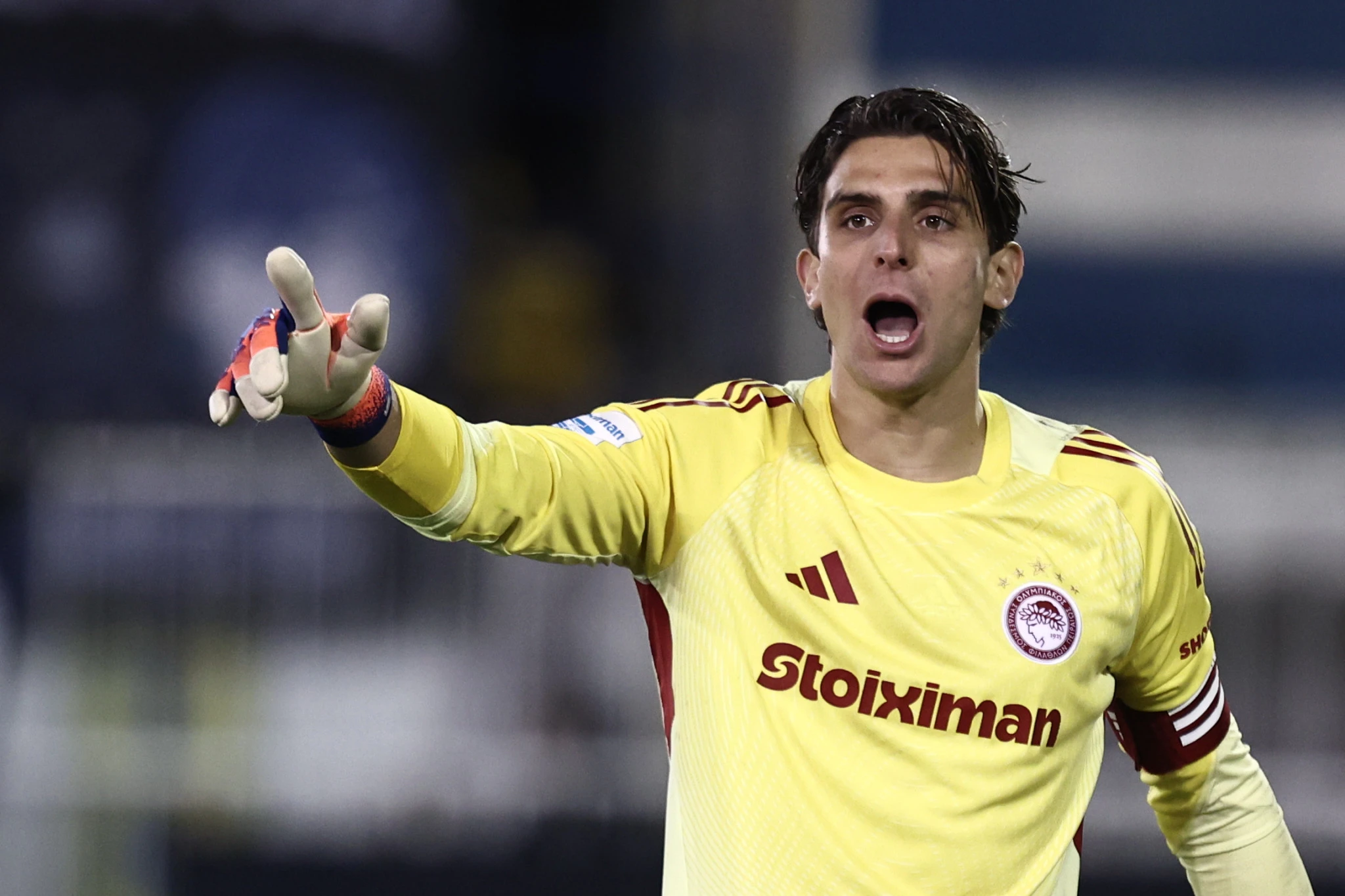 Ο Κωνσταντής Τζολάκης με τον Ολυμπιακό / Πηγή: Eurokinissi