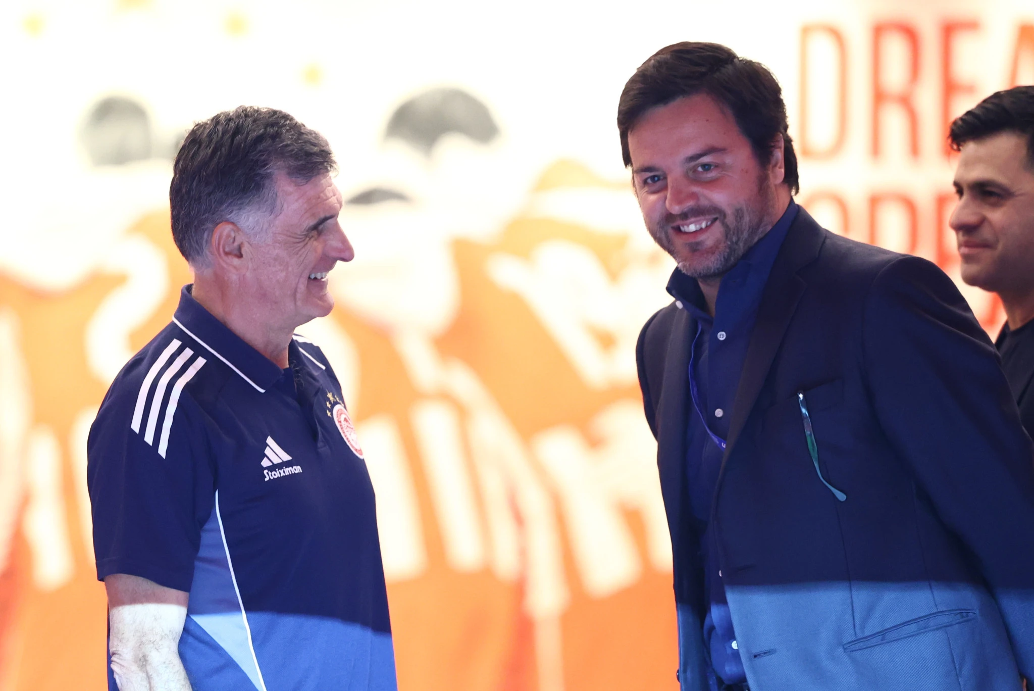 Ο Χοσέ Λουίς Μεντιλίμπαρ με τον Χαβιέρ Ριμπάλτα / Πηγή: Intime