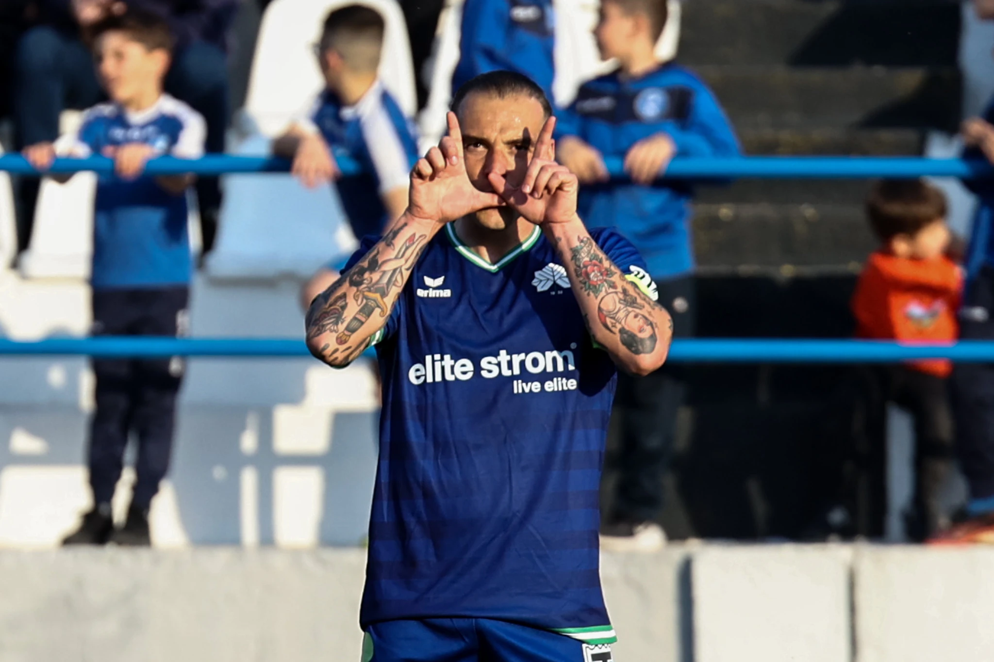 Ο Χόρχε Πόμπο με τη φανέλα της Κηφισιάς / Πηγή: Eurokinissi