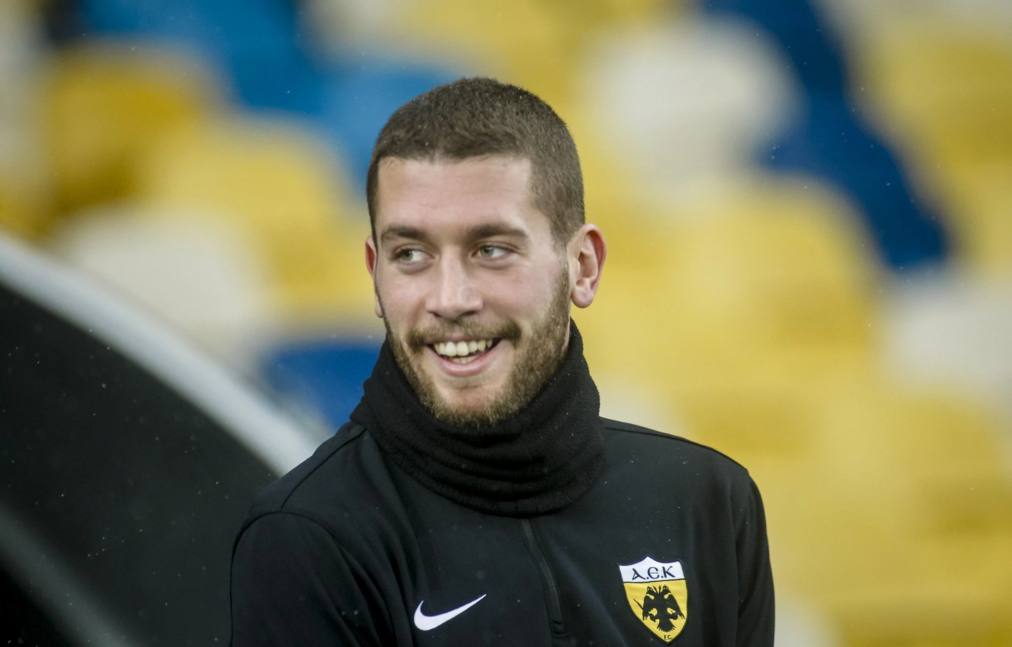 Ο Άνταμ Τζαντόπουλος με την ΑΕΚ/Πηγή:&nbsp;Intime