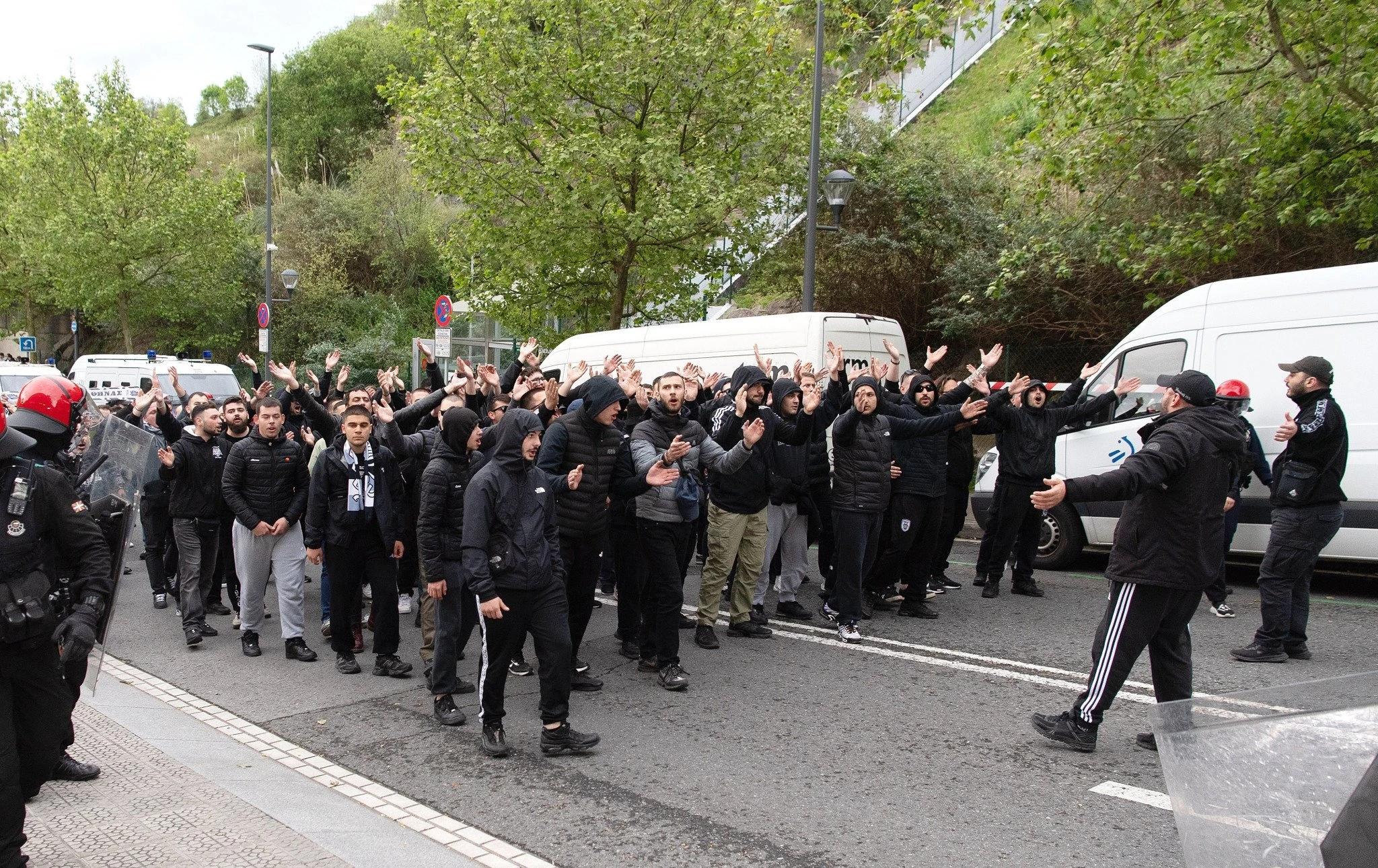 Οι φίλαθλοι του ΠΑΟΚ στην Ισπανία για τον πρώτο τελικό του Europe Cup