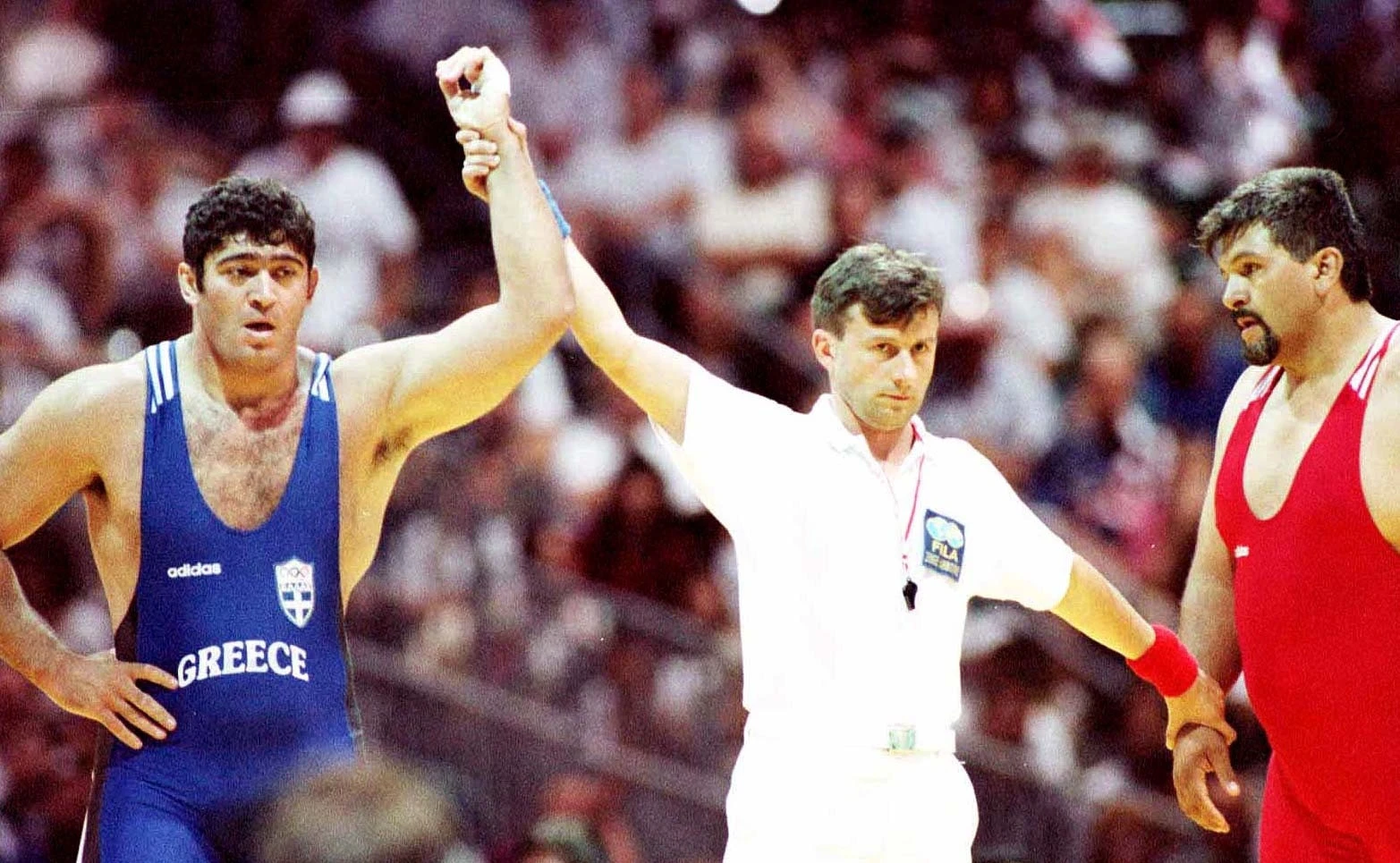 Η μεγάλη μορφή του ΠΑΟΚ, Παναγιώτης Ποικιλίδης στους Ολυμπιακούς αγώνες της Ατλάντα/Πηγή: Intime