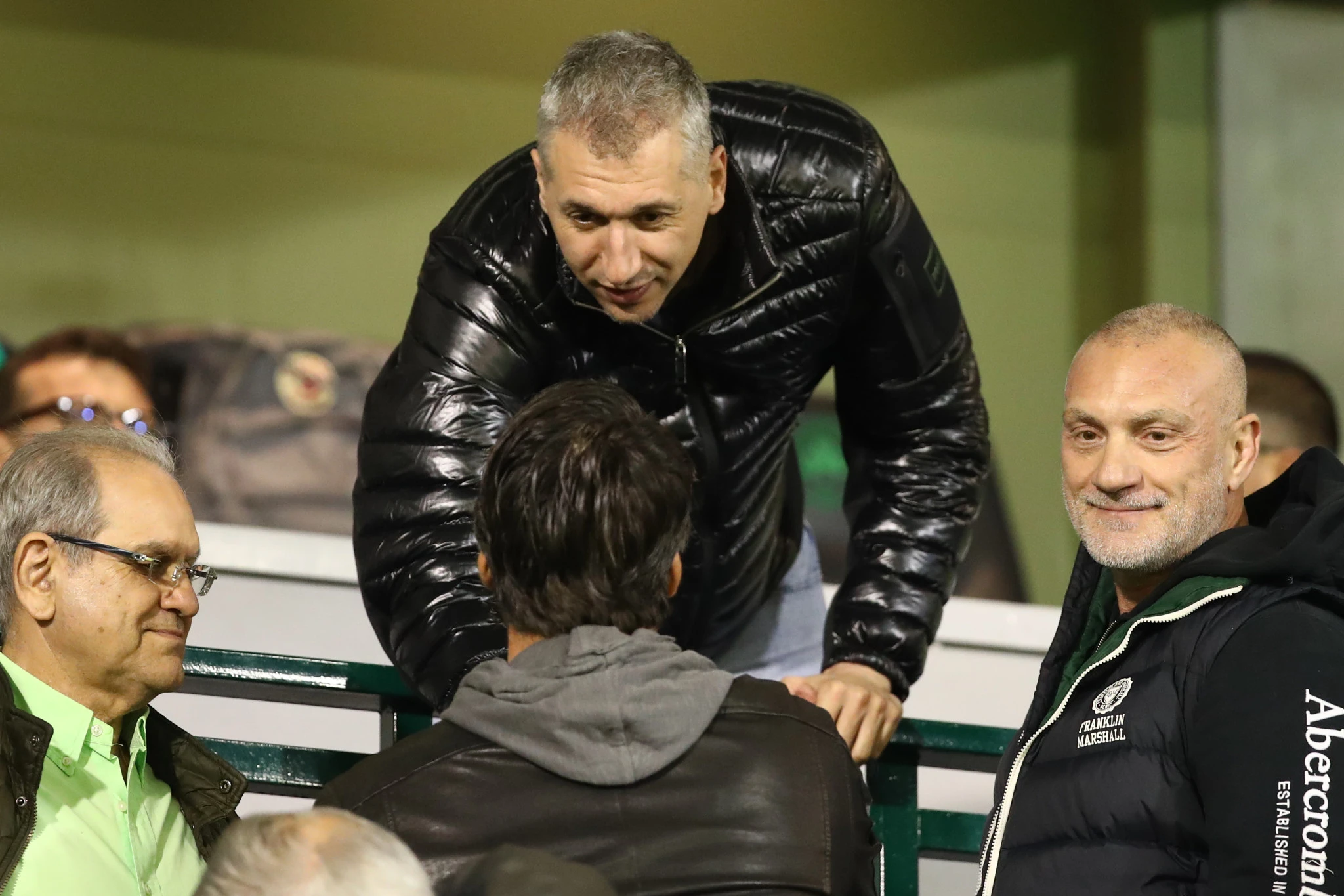 Ο Δημήτρης Διαμαντίδης στις κερκίδες του «Απόστολος Νικολαΐδης», Πηγή: Intime