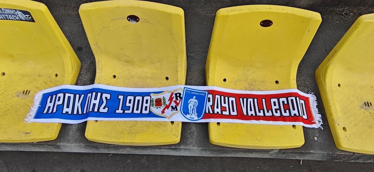 Κοινό κασκόλ Ράγιο Βαγιεκάνο και Ηρακλή