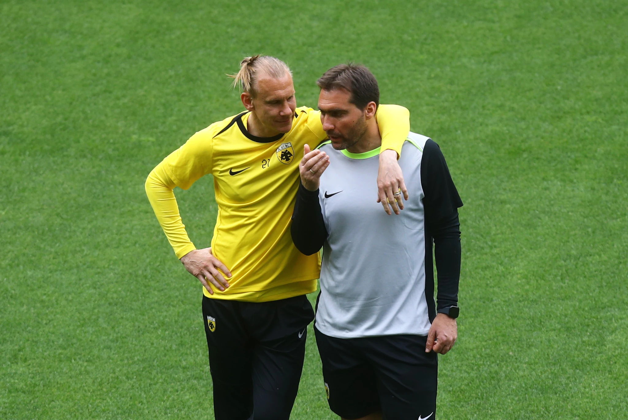 O&nbsp;Ντομαγκόι Βίντα με τον Ηλία Κυριακίδη /Πηγή: Eurokinissi