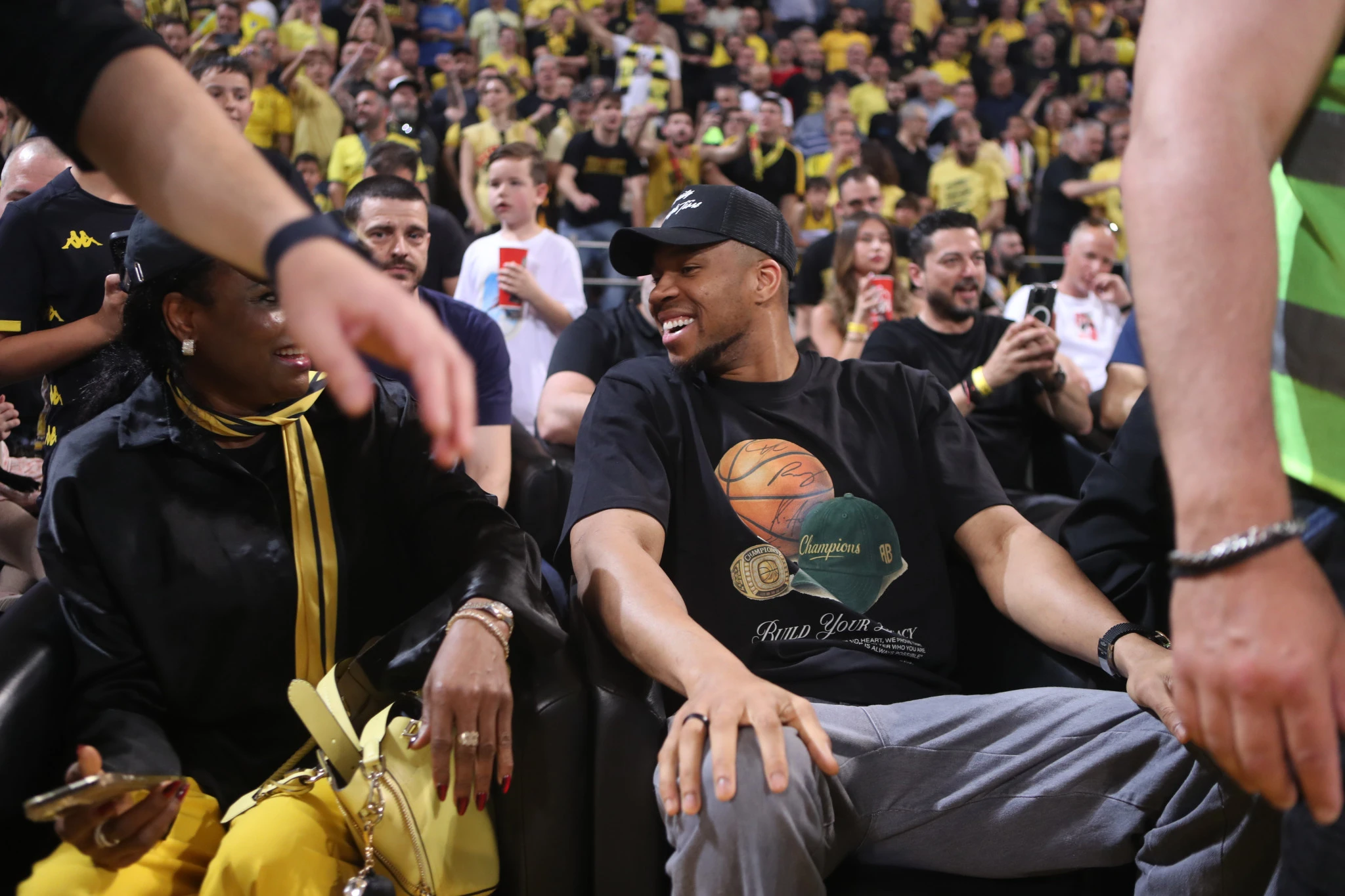 Ο Γιάννης Αντετοκούνμπο στο Αλεξάνδρειο/Πηγή: Eurokinissi