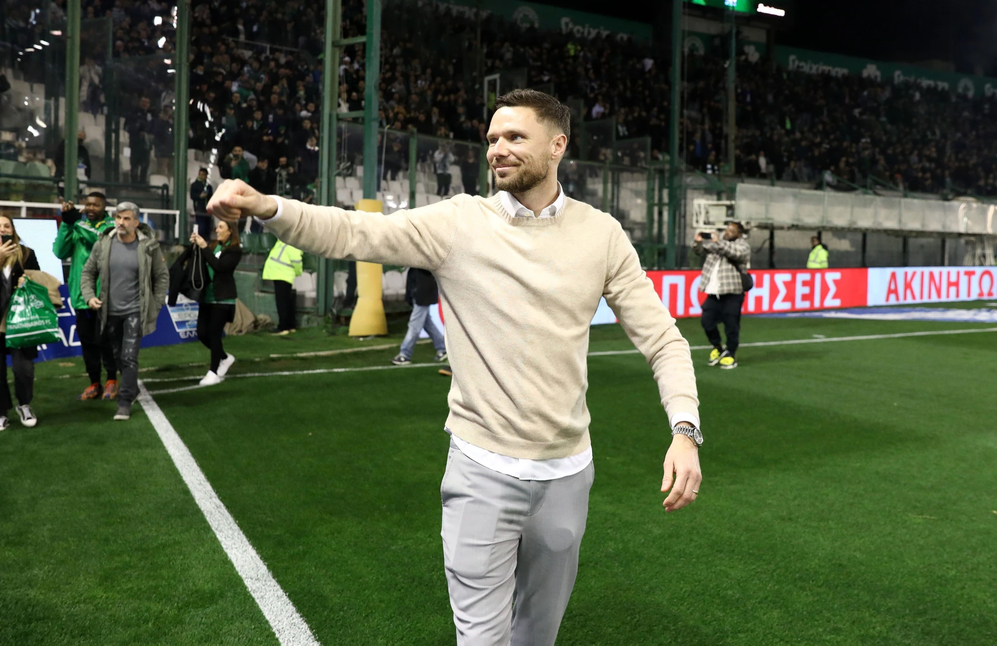 Ο Μάρκους Μπεργκ κατά τη βράβευσή του το 2023 / Πηγή: Intime