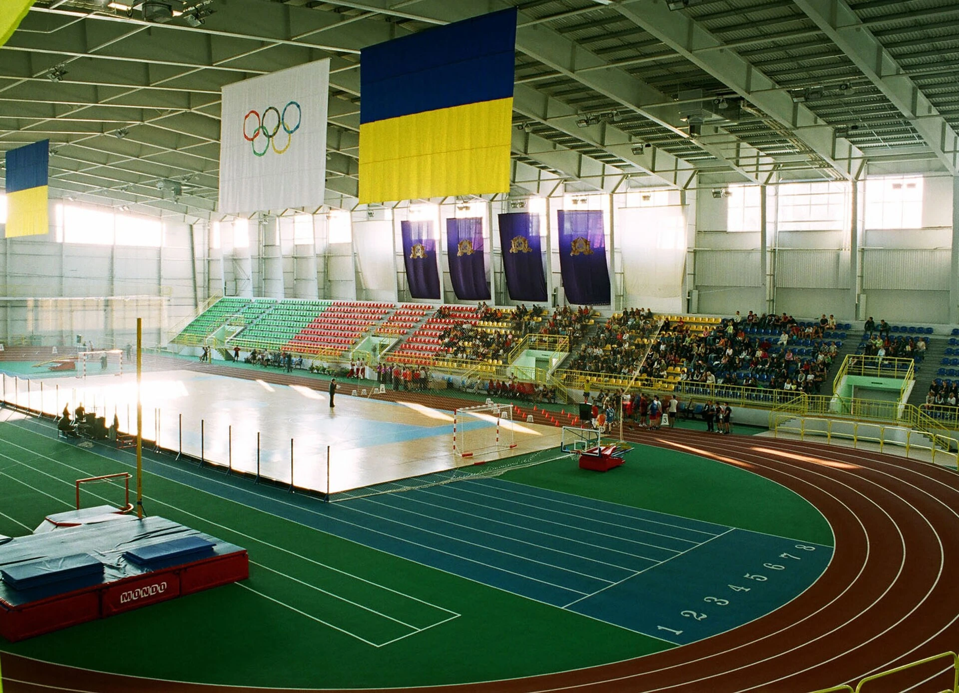          Το κλειστό στάδιο στίβου στο Σούμι / Πηγή: Ukrainian Academy of Banking     
