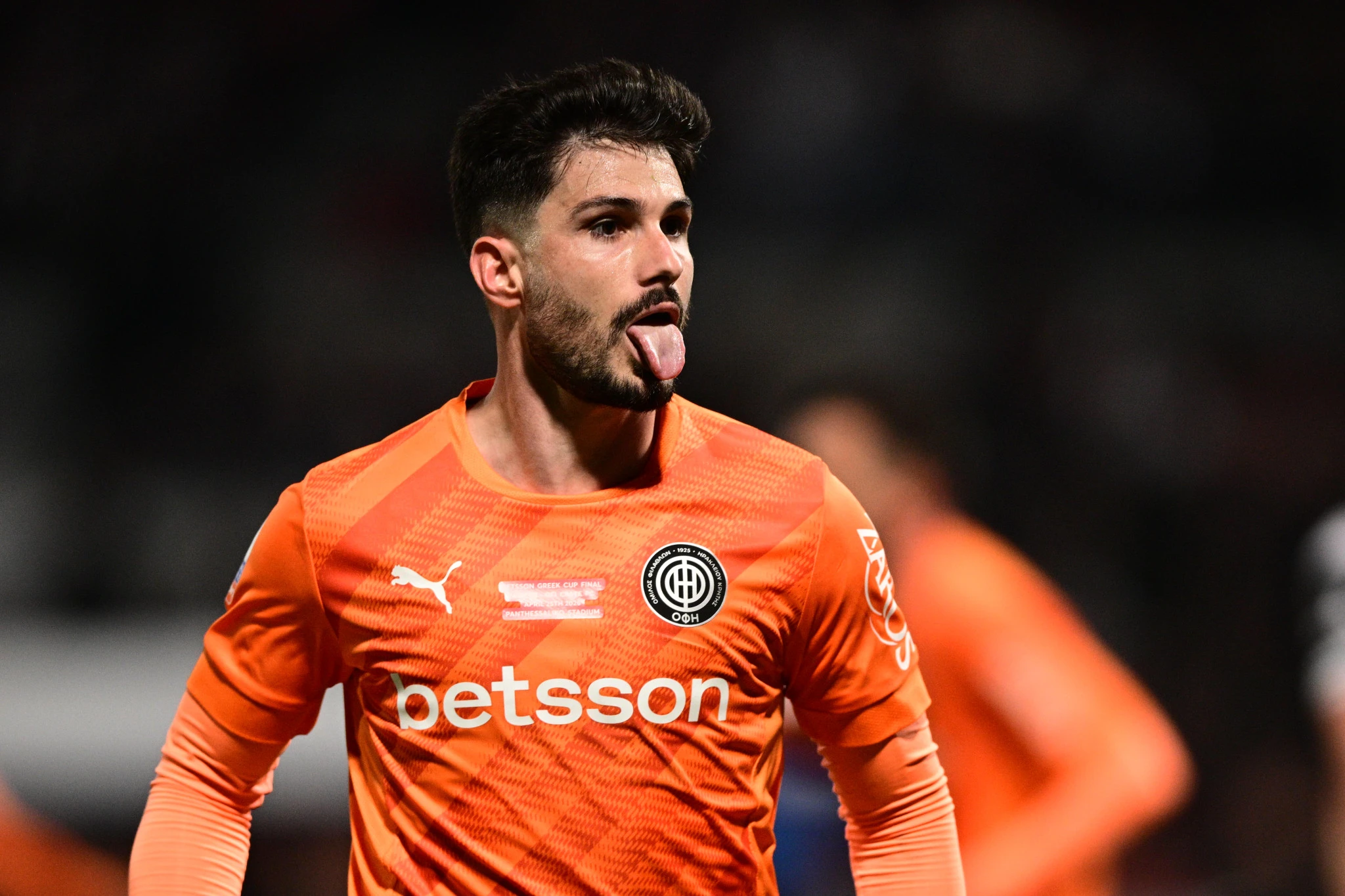 Ο Ταξιάρχης Φούντας πανηγυρίζει το γκολ που σημείωσε στον τελικό κόντρα στον ΠΑΟΚ / Πηγή: Eurokinissi