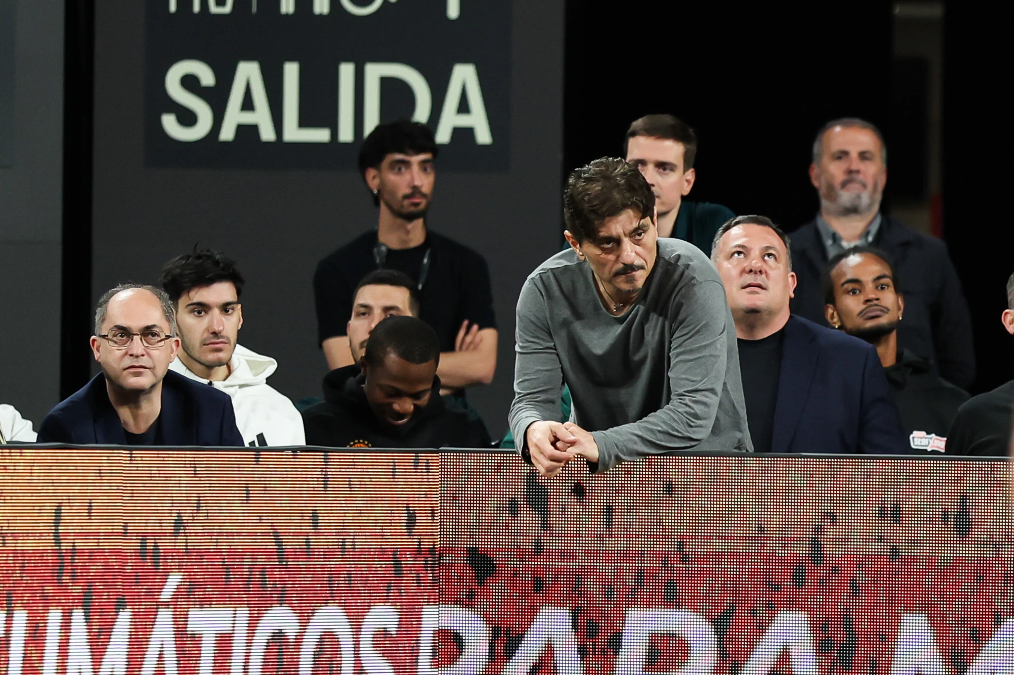 Ο Δημήτρης Γιαννακόπουλος στην Roig Arena / Πηγή: Eurokinissi