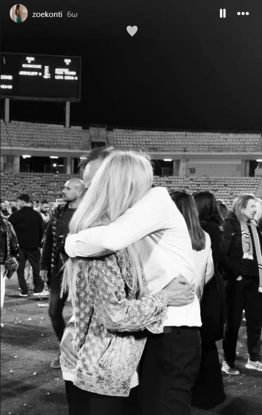 Ο Χρήστος Κόντης με την κόρη του, Ζωή/ Screenshot (@zoekonti)