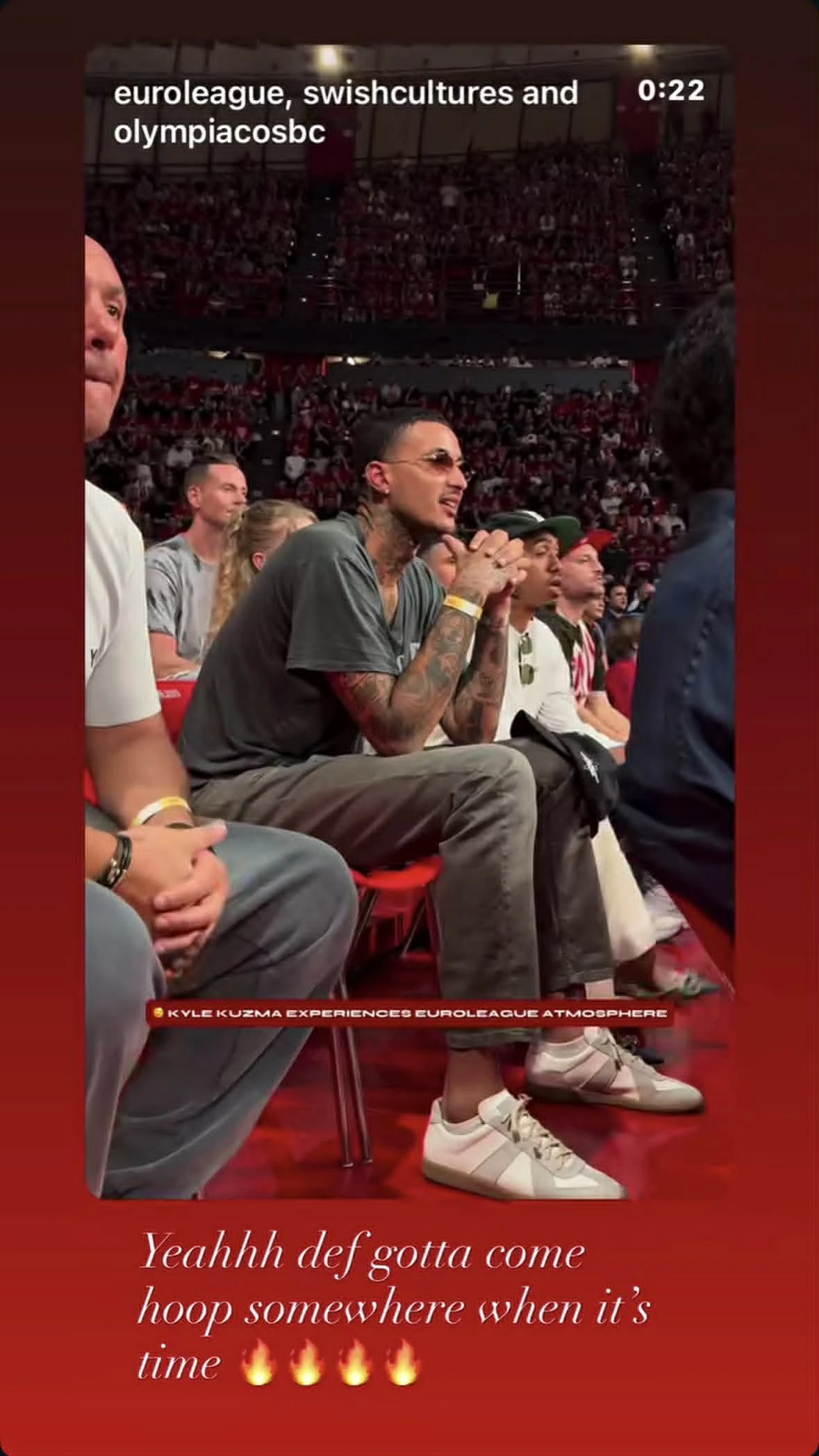 Η δημοσίευση του Κάιλ Κούζμα για την ατμόσφαιρα του ΣΕΦ και η... προαναγγελία