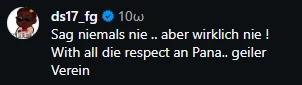 To comment του Ντένις Σρέντερ που... απέρριψε τον Παναθηναϊκό / Screenshot