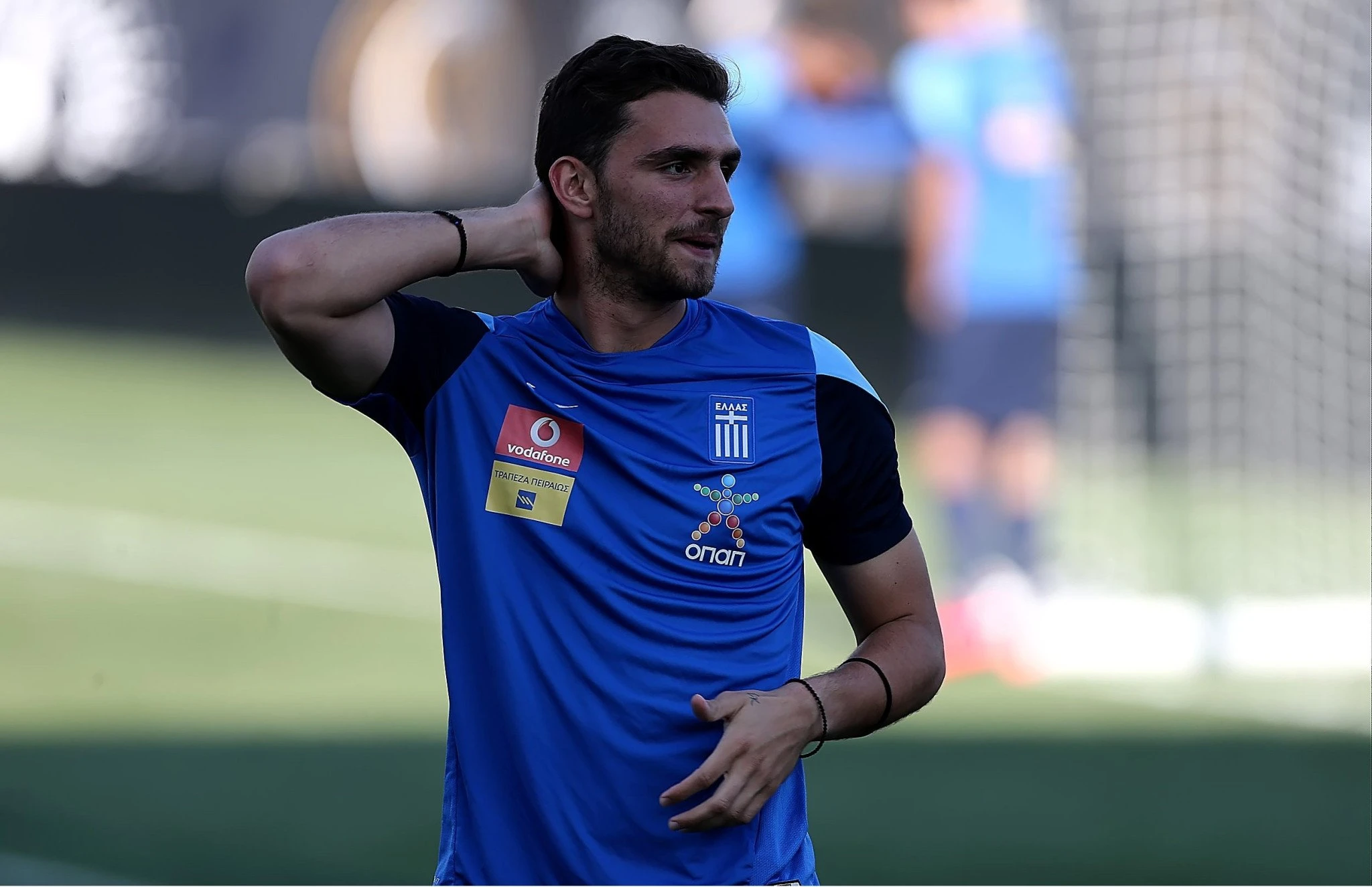 Ο&nbsp;Στέφανος Καπίνο με την εθνική Ελλάδας/Intime