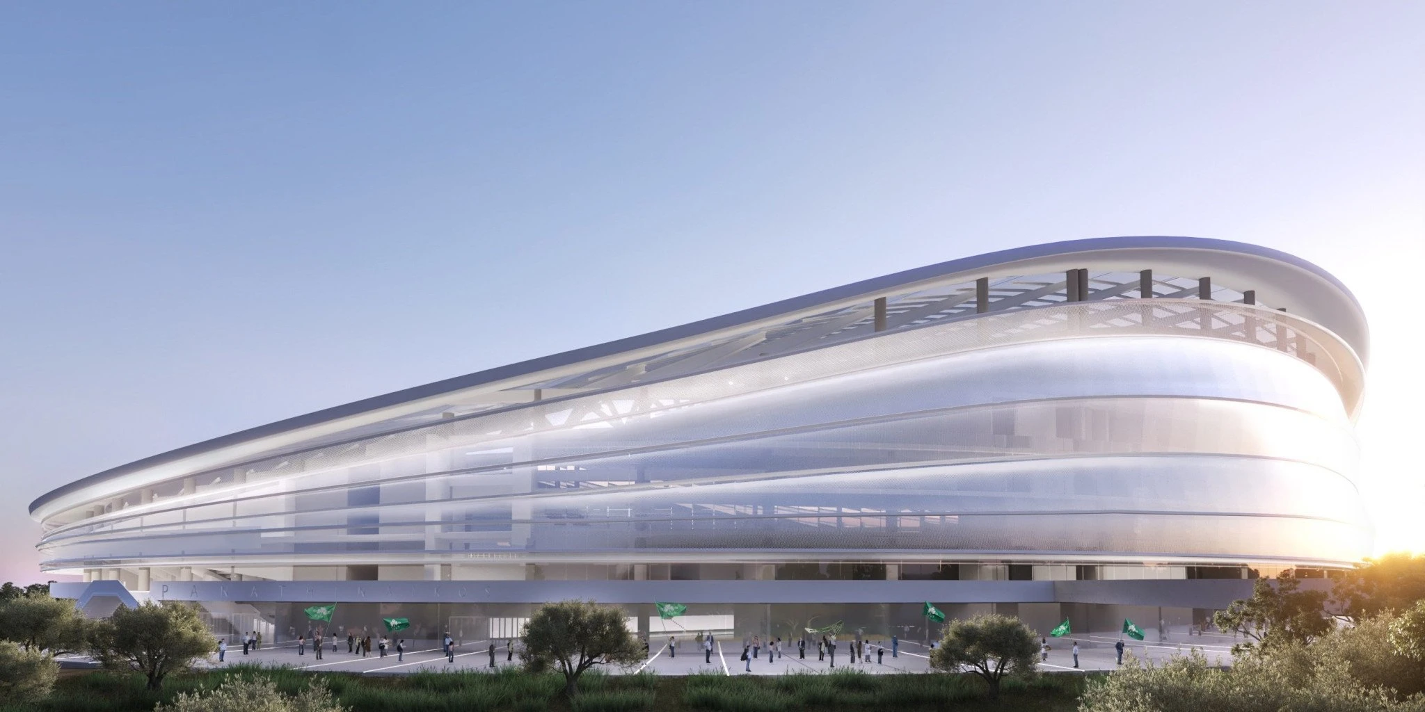 Η μακέτα με το νέο γήπεδο του Παναθηναϊκού στην περιοχή του Βοτανικού