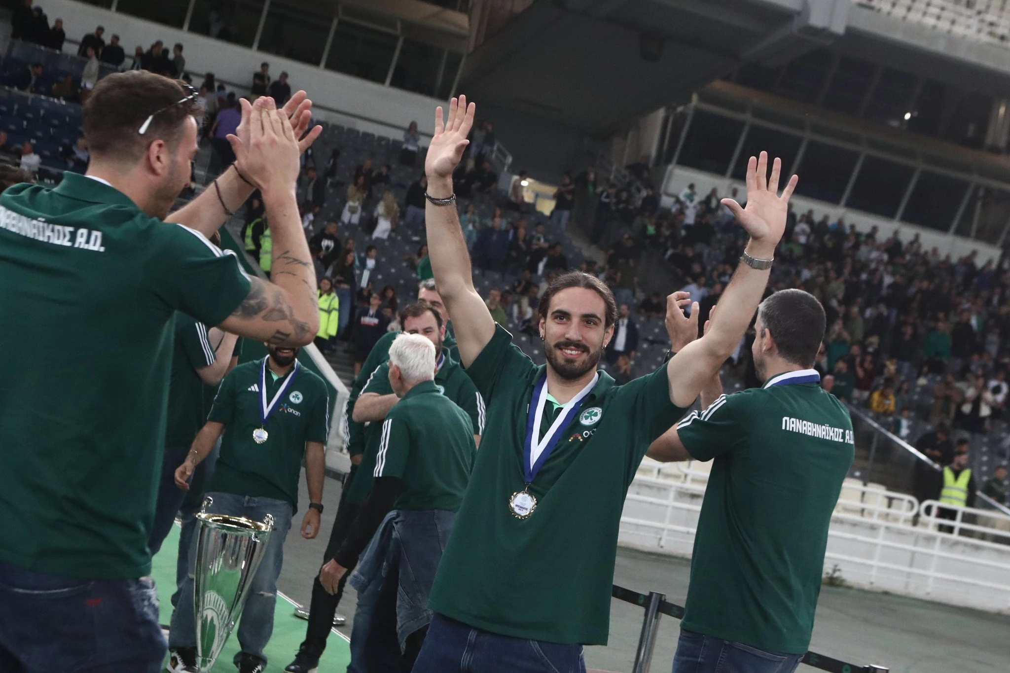 Πηγή: Eurokinissi/ Ο διεθνής πασαδόρος του Παναθηναϊκού Σταύρος Κασαμπαλής.