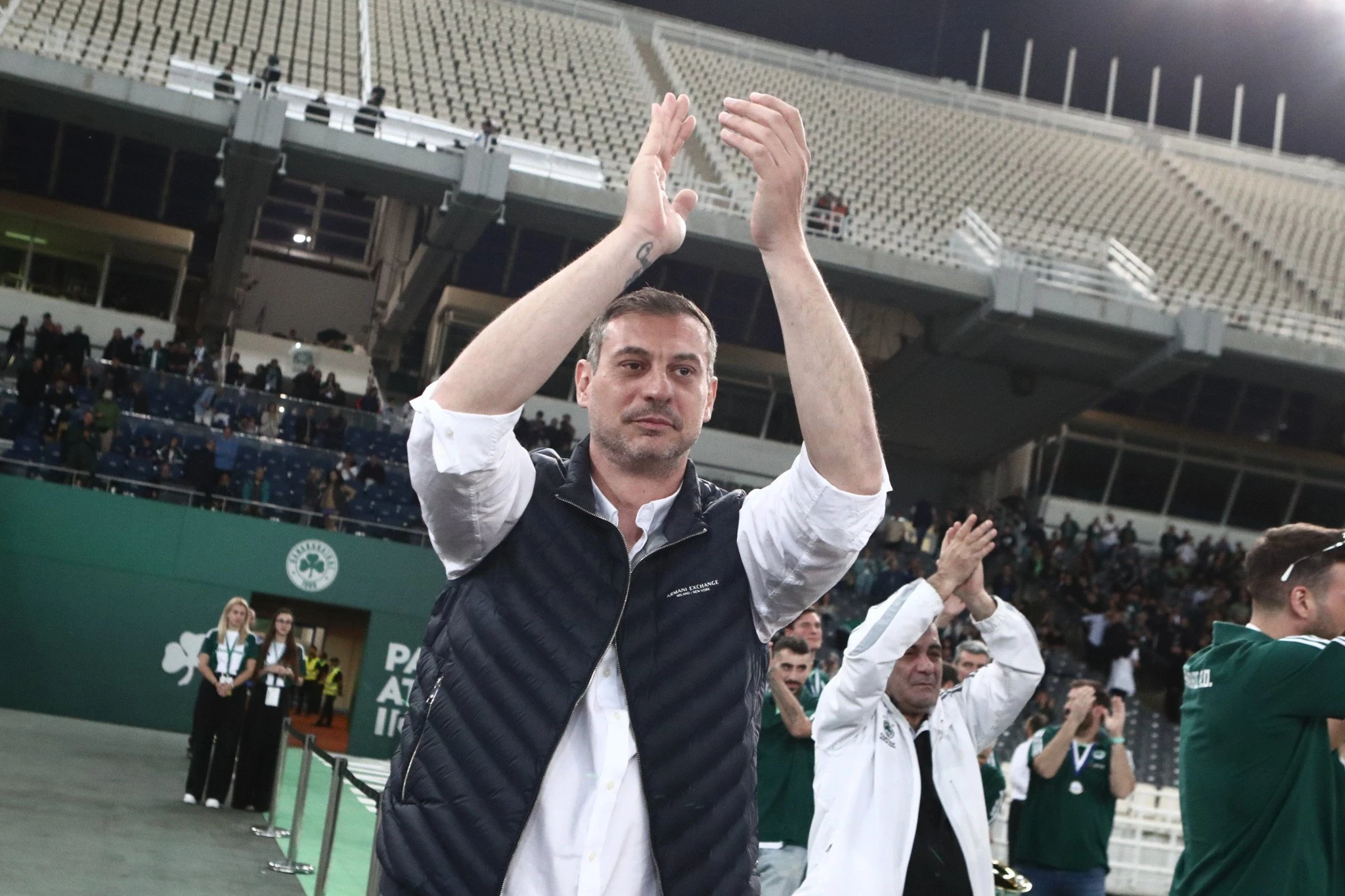 Πηγή: Eurokinissi/ Ο νυν Διευθυντής αγωνιστικών τμημάτων βόλεϊ του Παναθηναϊκού και πρώην βολεϊμπολίστας, Σωτήρης Πανταλέων.