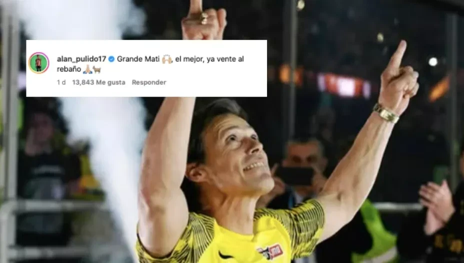 Το σχόλιο του Άλαν Πουλίδο στο Instagram του Ματίας Αλμέιδα