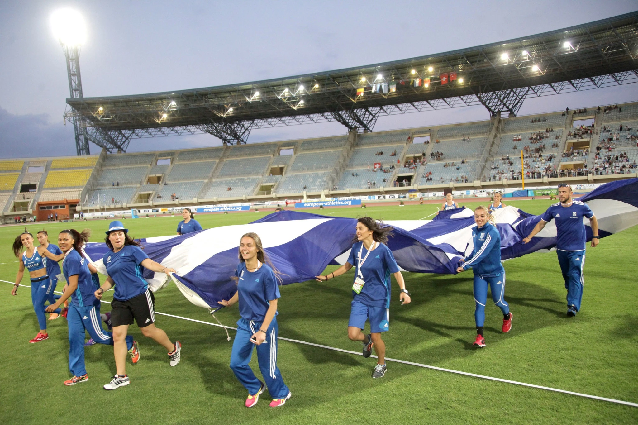 Οι πανηγυρισμοί της Εθνικής Ομάδας το 2015 στο Ηράκλειο για την άνοδο στην τότε Super League / Πηγή: Eurokinissi