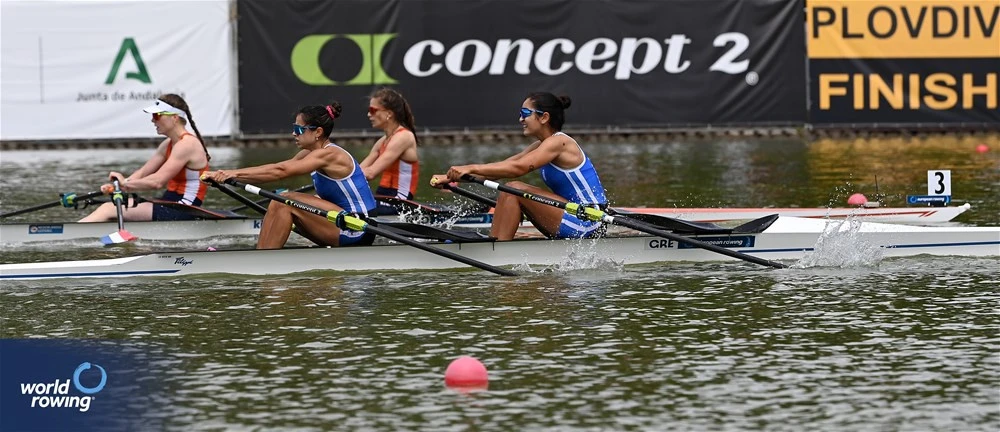 Ζωή Φίτσιου και Μηλένα Κοντού - Πηγή: Detlev Seyb / World Rowing