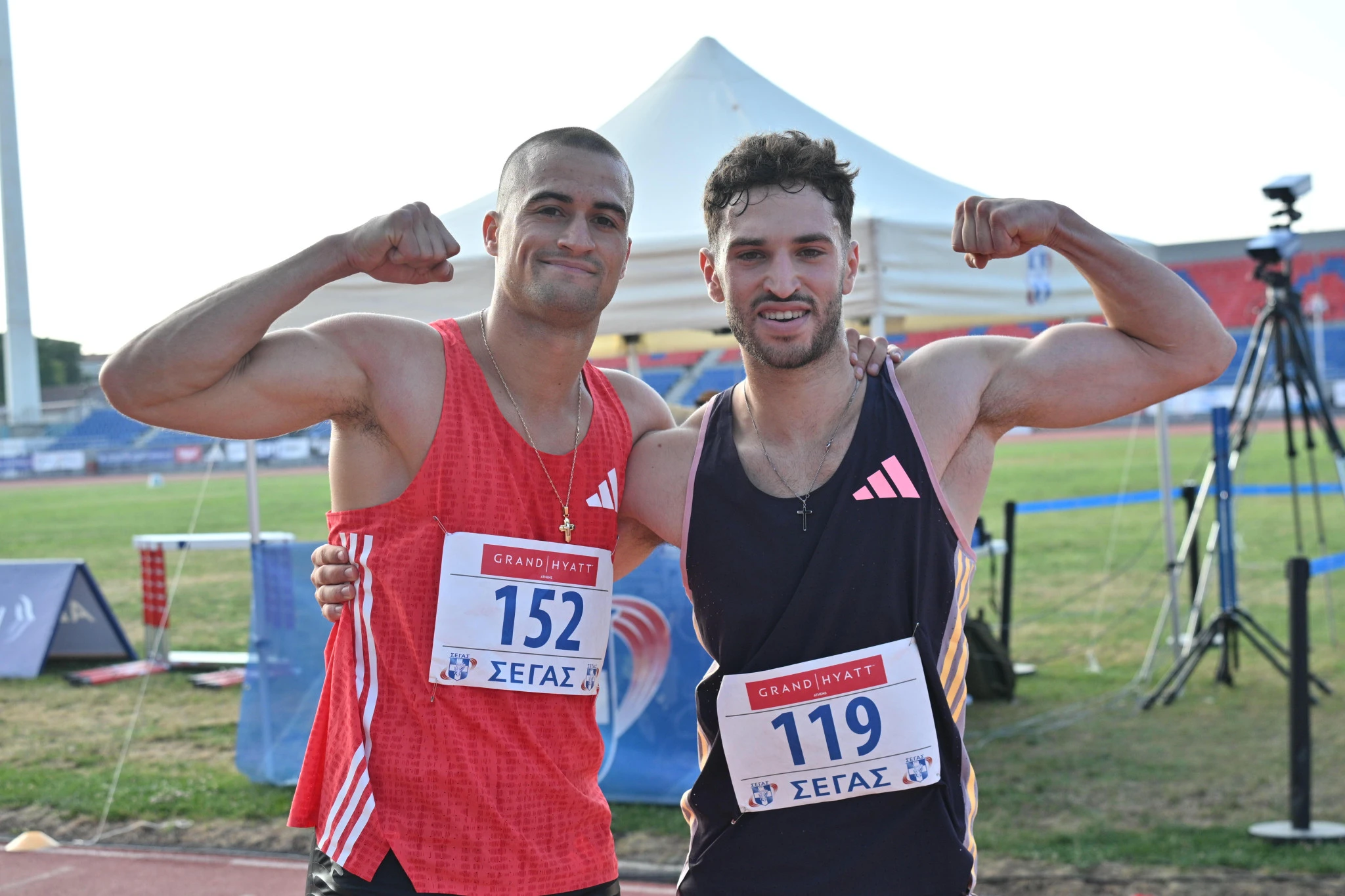          Σωτήρης Γκαραγκάνης και Λάμπρος Βολίκας - Πηγή: Eurokinissi     