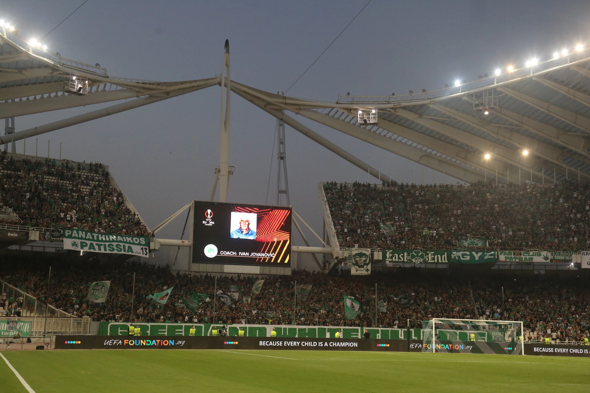          Το ΟΑΚΑ στον αγώνα του Παναθηναϊκού με τη Βιγιαρεάλ τη σεζόν 2023/24 για τη φάση των ομίλων του Europa League     