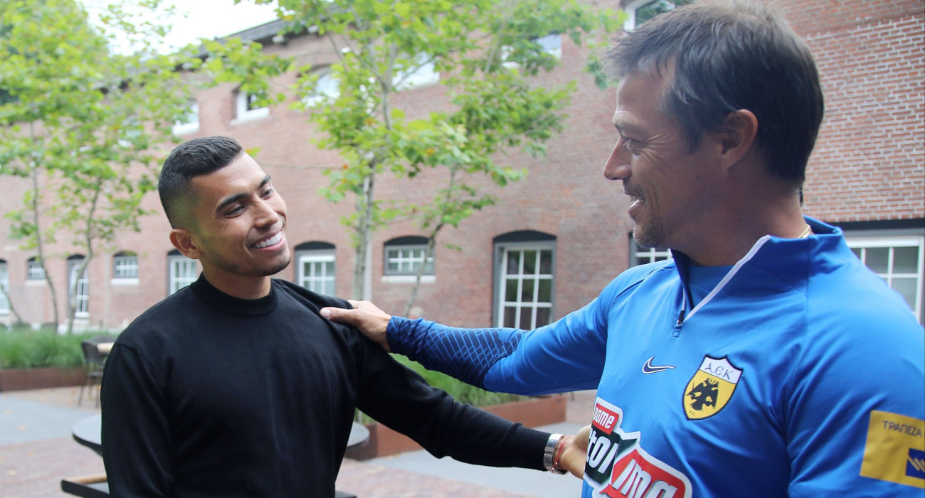 Ο Ορμπελίν Πινέδα και ο Ματίας Αλμέιδα / Πηγή: Intime