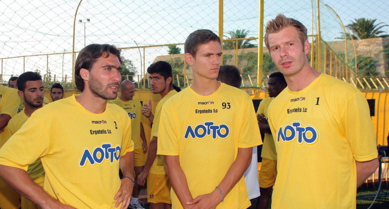 Ο Κυριακίδης με τον Ευαγγέλου (κέντρο) και τον Πίρσον/Πηγή:Intime