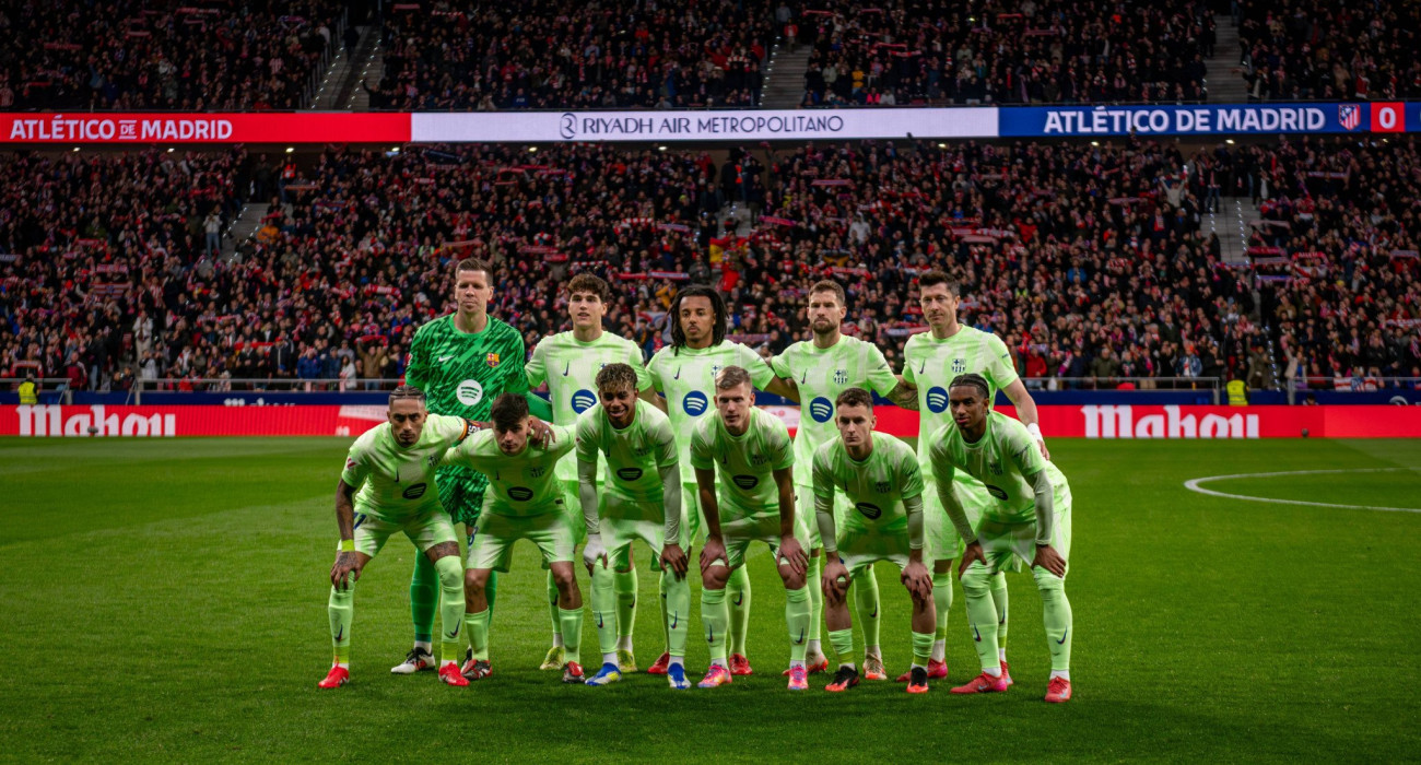 Οι παίκτες της Μπαρτσελόνα/Πηγή: Intime