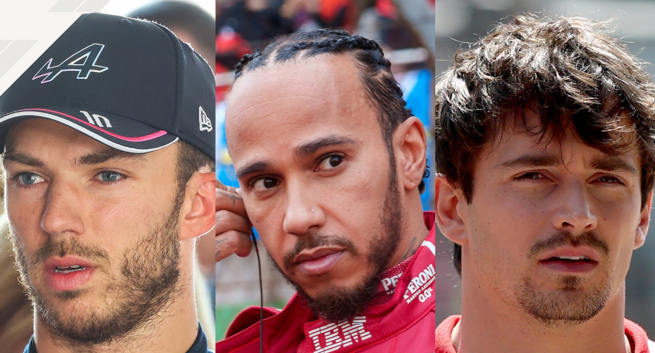 Πιέρ Γκασλί, Λιούις Χάμιλτον, Σαρλ Λεκλέρ 
Πηγή/F1