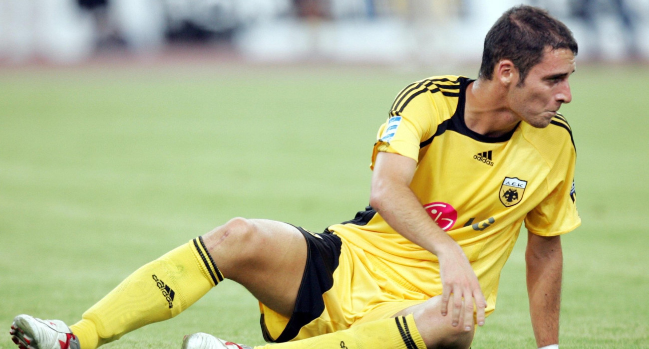 Ο Αντρίγια Ντελίμπασιτς με την ΑΕΚ/ Πηγή: Intime