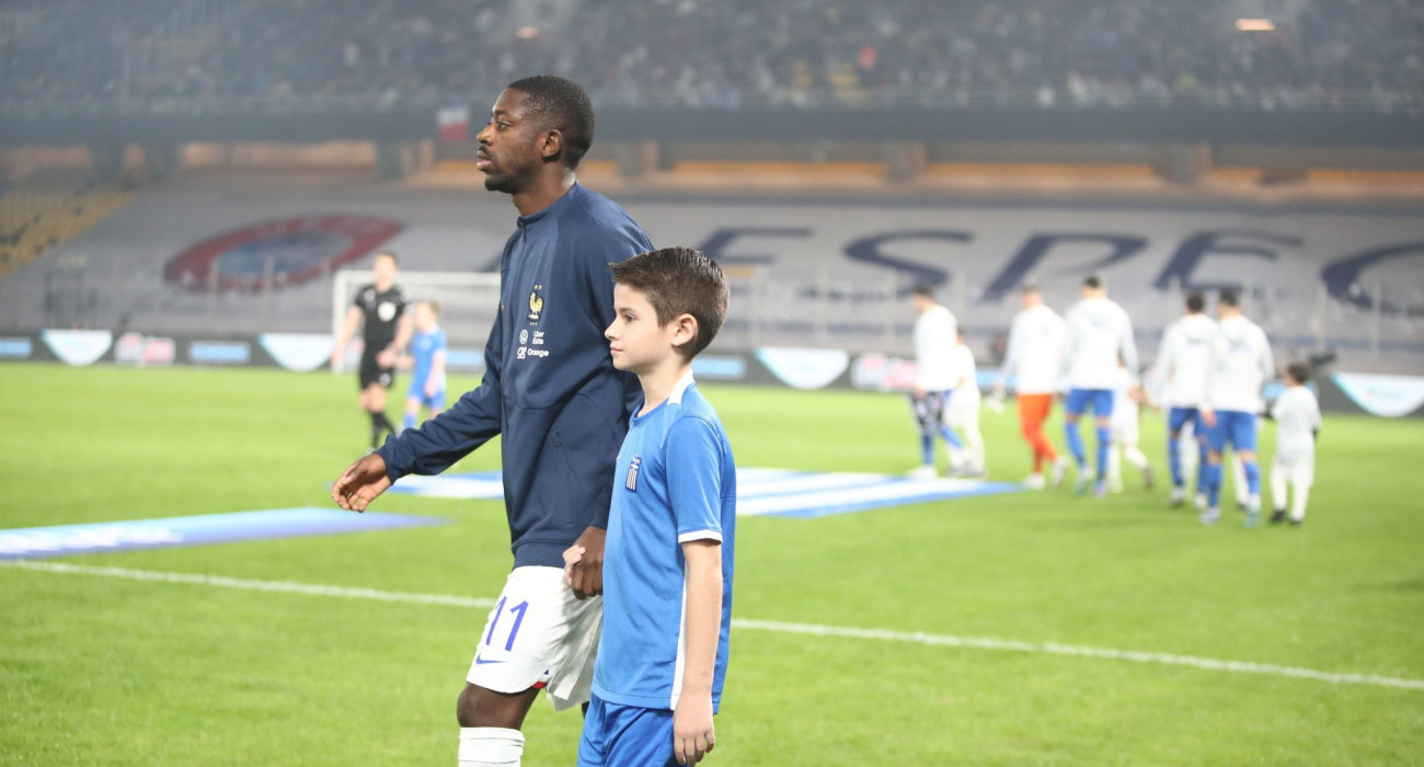 Ο Ντεμπελέ με την εθνική Γαλλίας/ Πηγή: Intime