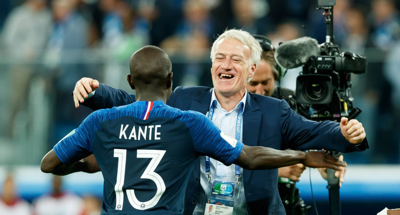 Ο Ντιντιέ Ντεσάν με τον Ενκολό Καντέ/Πηγή: Imago