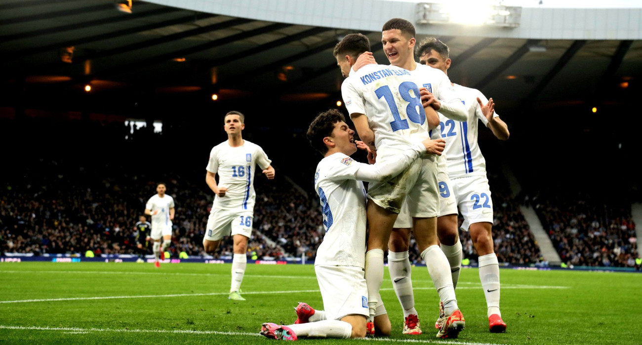 Η Εθνική Ελλάδας στην Σκωτία / ΠΗΓΗ: Eurokinissi