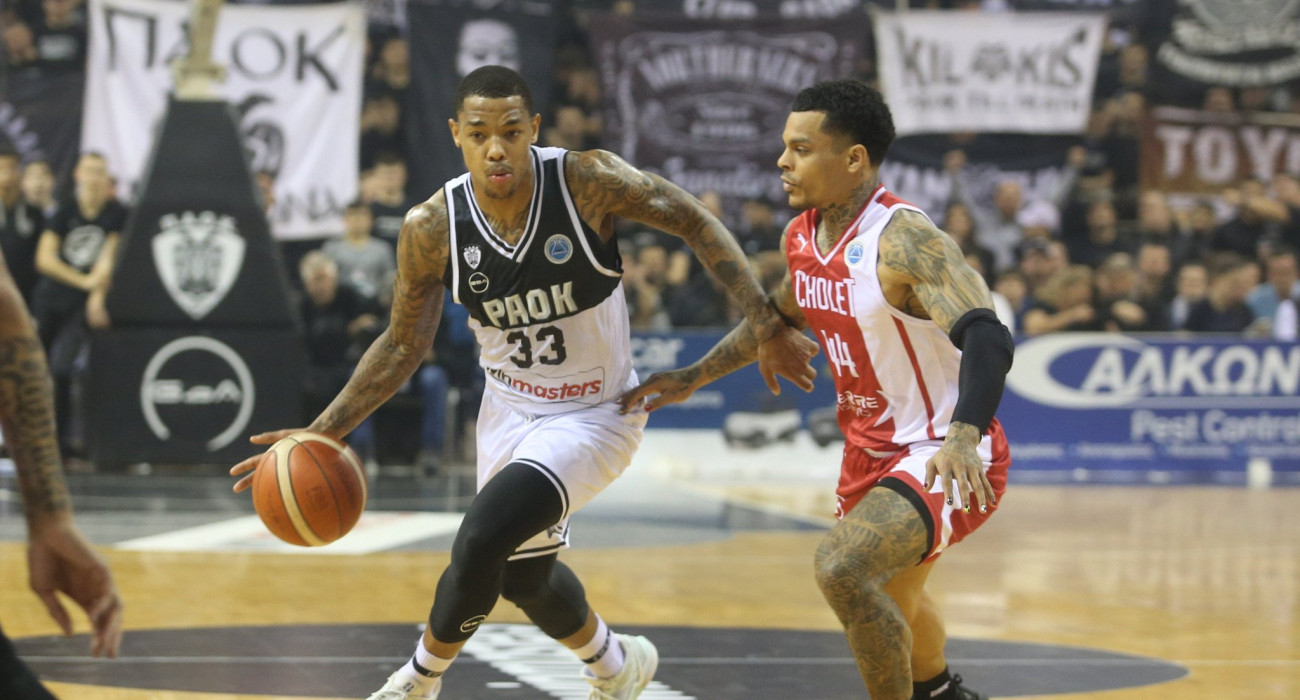 Ο Ρέινολντς του ΠΑΟΚ ο πολυτιμότερος παίκτης του μήνα στο FIBA Europe Cup