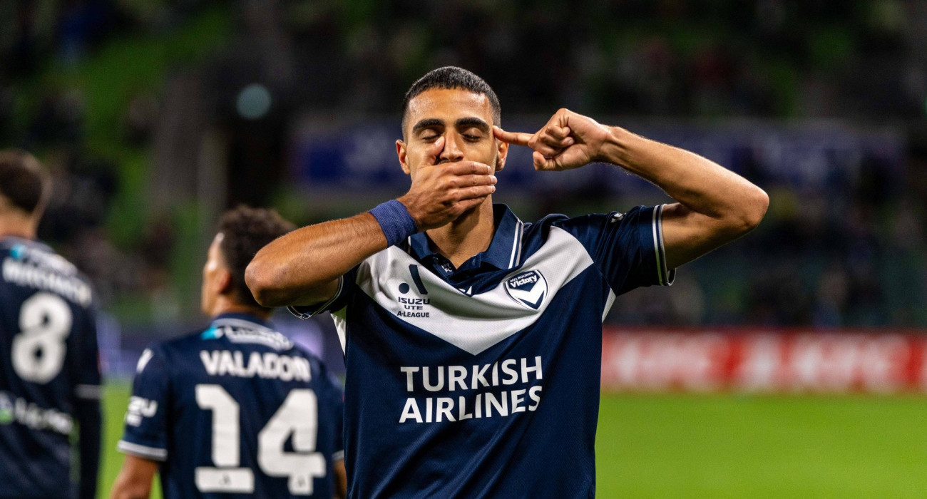 Ο Νίκος Βέργος πανηγυρίζει / Πηγή: Imago