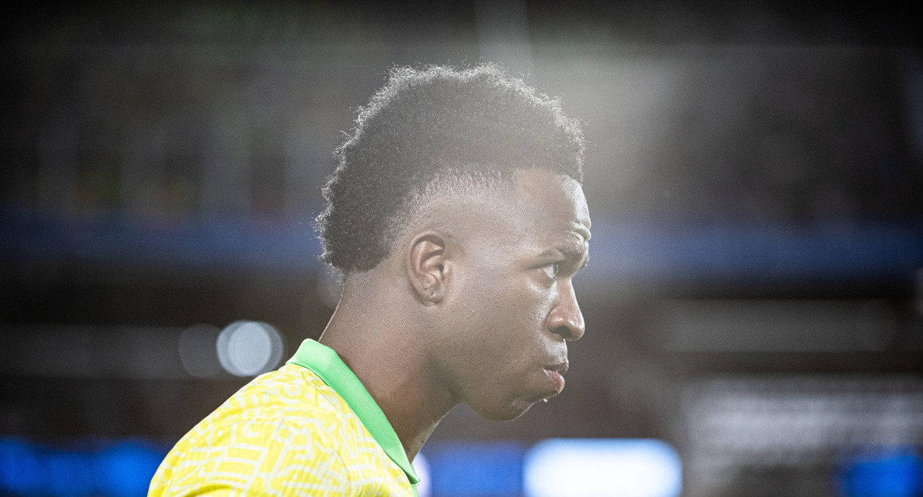 Ο Βινίσιους με τη φανέλα της Βραζιλίας / Πηγή: Imago