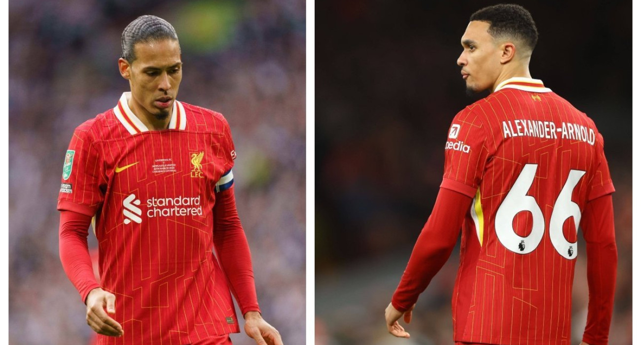 O Φαν Ντάικ και ο Αλεξάντερ Άρνολντ.Πηγή: Imago