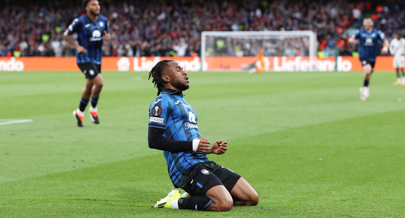 Ο Λούκμαν πανηγυρίζει με την Αταλάντα / Πηγή: InTime