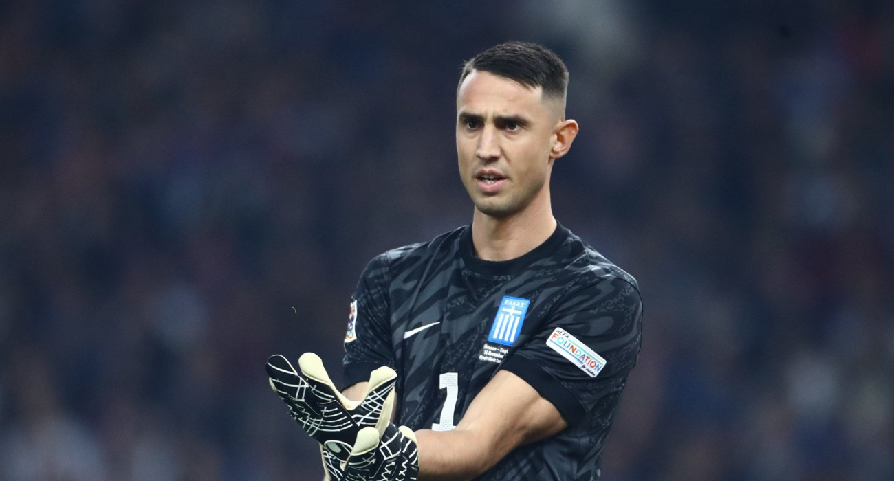 Ο Οδυσσέας Βλαχοδήμος με τη φανέλα της Εθνικής / Πηγή: Eurokinissi