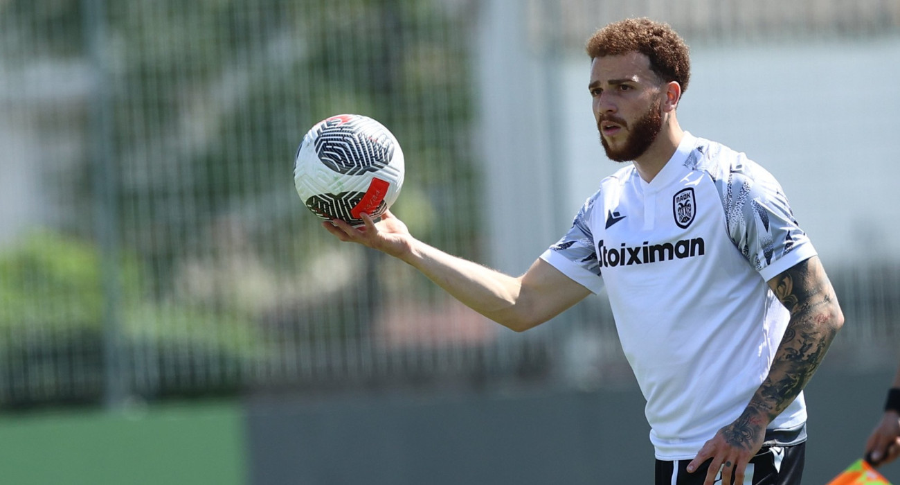 Ο Μάριος Τσαούσης με την φανέλα του ΠΑΟΚ Β' / Πηγή: Eurokinissi