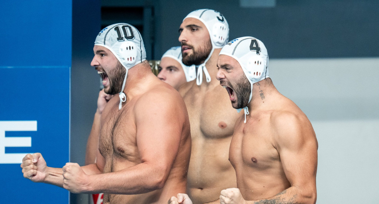 Η Εθνική ομάδα πόλο των ανδρών / Πηγή: Eurokinissi