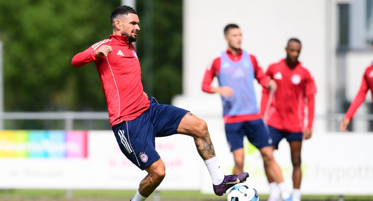 Ο Ρεμί Καμπελά στην προετοιμασία του Ολυμπιακού / Πηγή: Eurokinissi