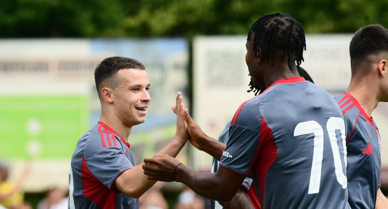 Ο Πνευμονίδης πανηγυρίζει / Πηγή: Eurokinissi