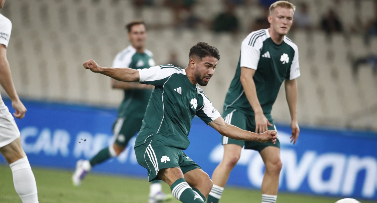 Ο Αντριάνο Μπρέγκου σημείωσε το τρίτο γκολ του Παναθηναϊκού στο φιλικό με τη Βέστερλο - ΠΗΓΗ: Eurokinissi