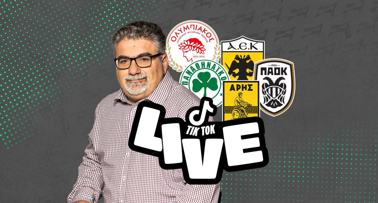 Live ο Μιχάλης Τσόχος στο TikTok του Athletiko με όλη την επικαιρότητα